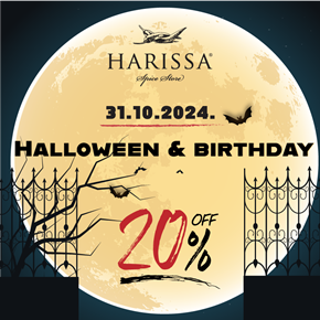 20% popusta na sve<br/> u HARISSA trgovini
